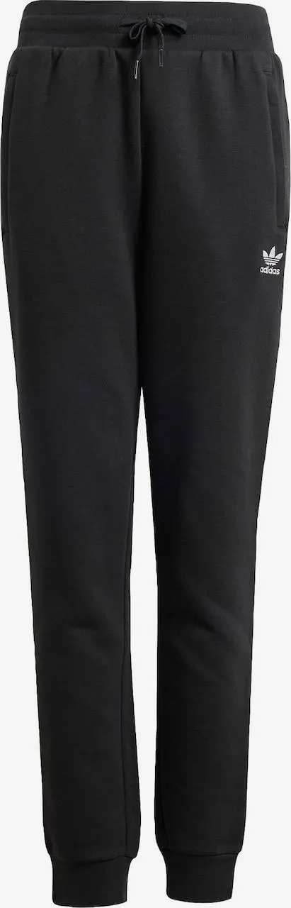 ADIDAS ORIGINALS Tapered Broek 'Trefoil Essentials' in Zwart