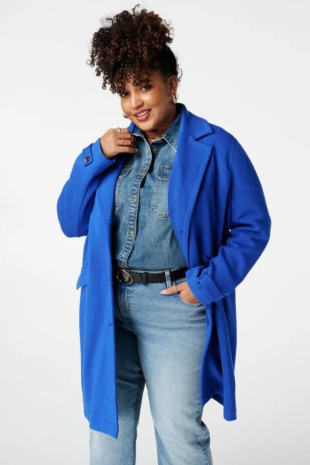 Mantel met knoopsluiting