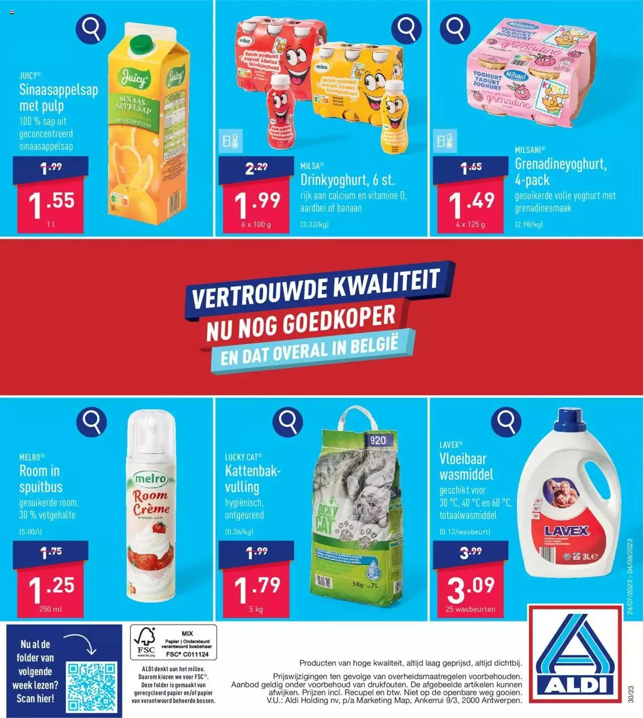 Aldi folder week 30 van 4 augustus tot 31 december 2023 - folder pagina 24