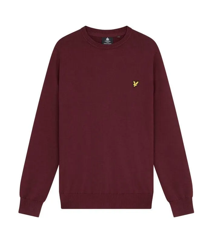 Katoenen trui met ronde hals