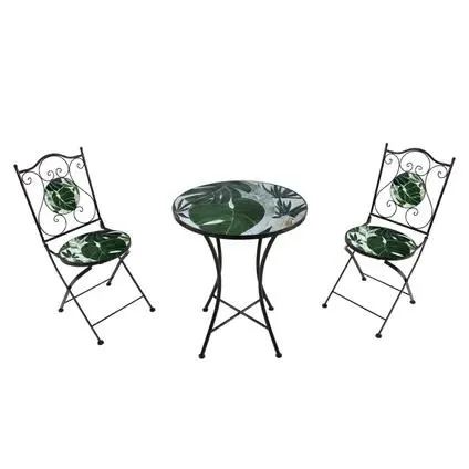 Table Et Chaise Bistrot Axi Amélie - Vert Tropical