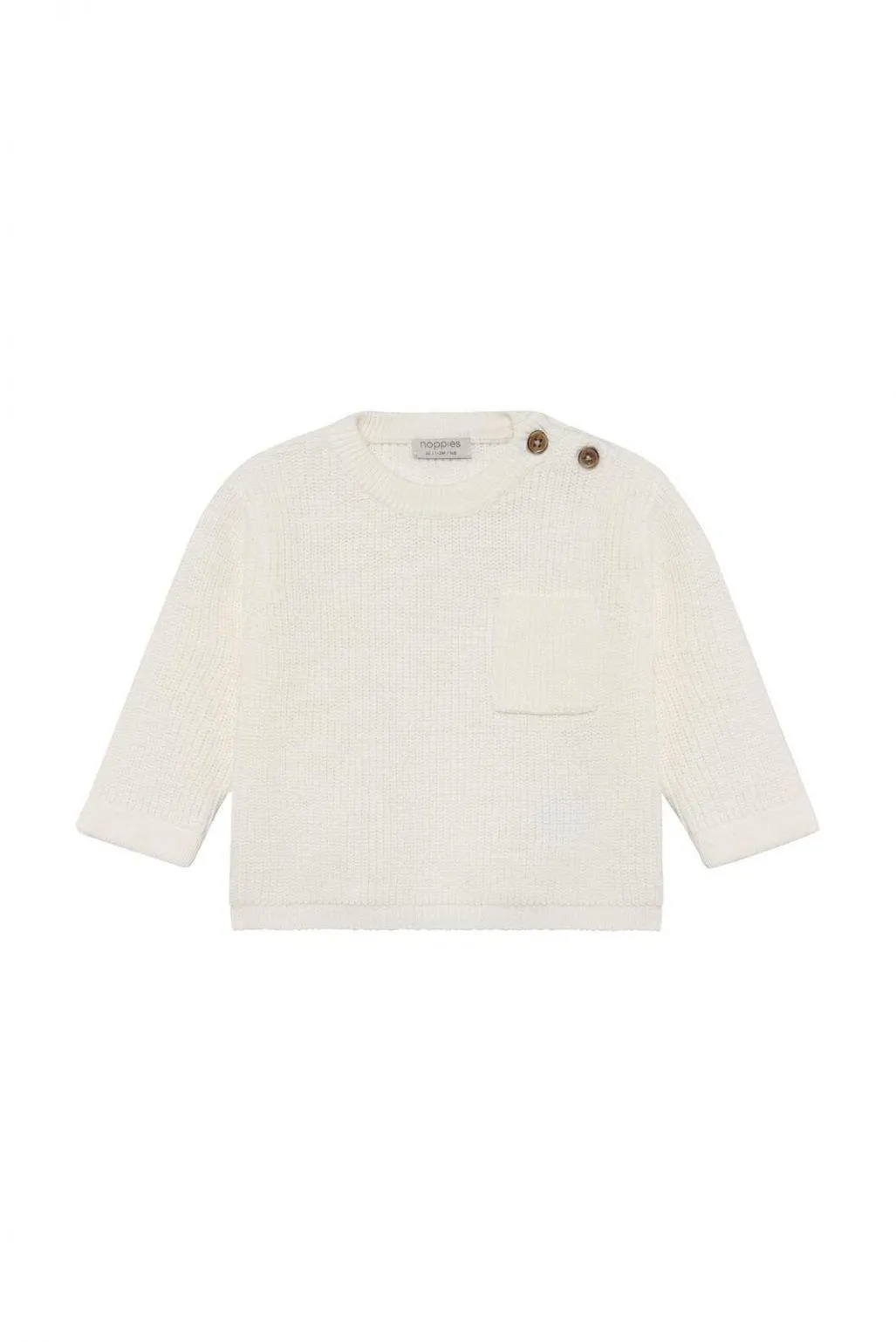 Trui Pullover LS - Egret