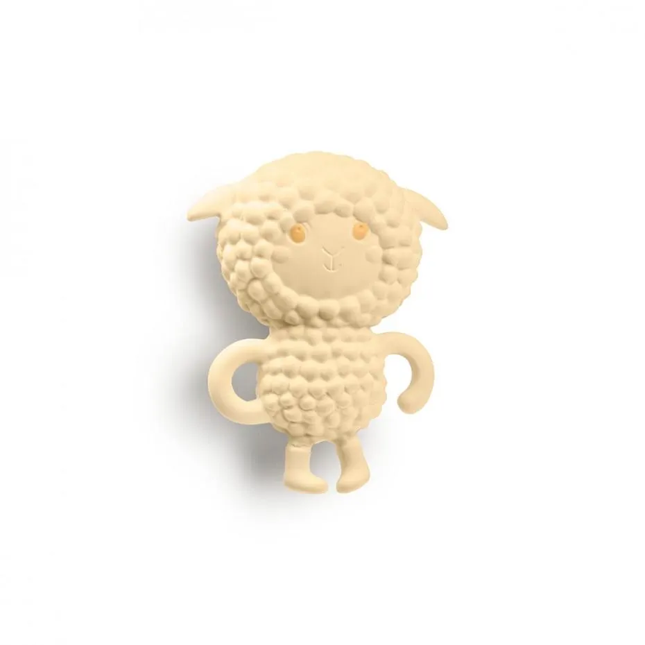 Hochet en caoutchouc naturel Yvon le mouton