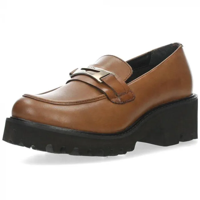 Cognac mocassins