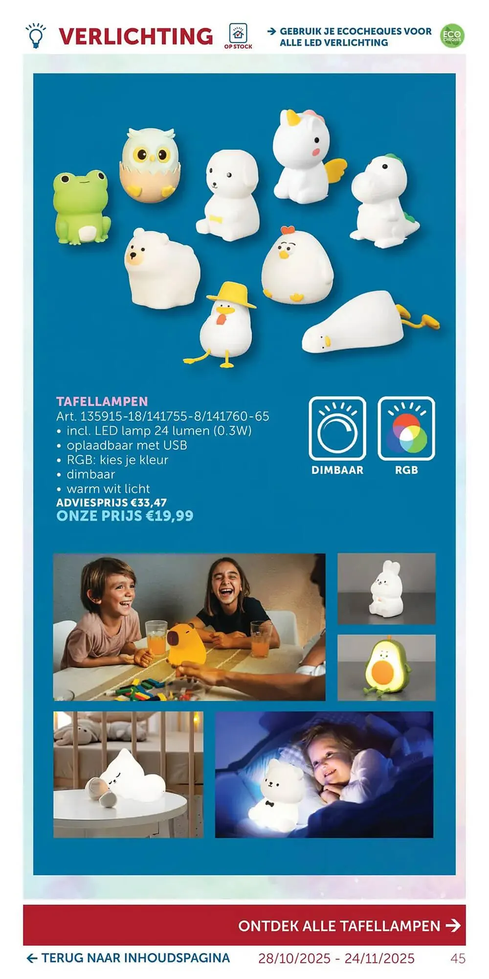 Zelfbouwmarkt folder van 28 oktober tot 24 november 2025 - folder pagina 45