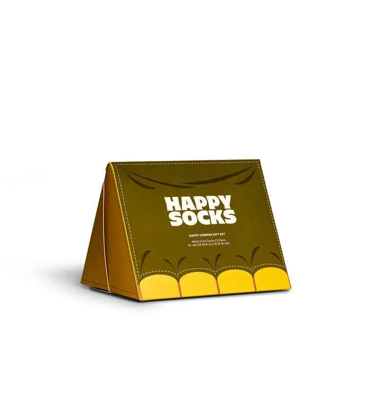 3-Pack Happy Camper Socks Gift Set
