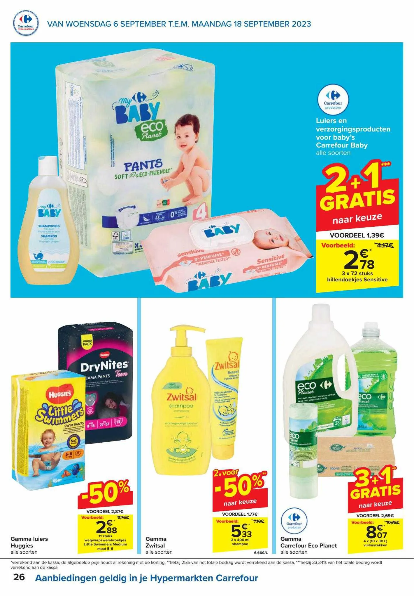 Carrefour Express Folder van 15 september tot 15 september 2023 - folder pagina 26