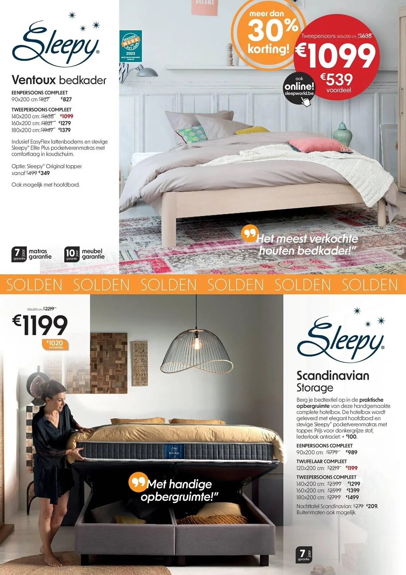 Sleepworld folder van 1 juli tot 31 juli 2023 - folder pagina 2