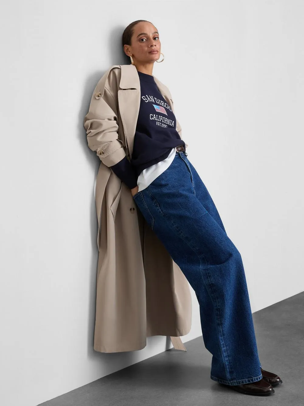 Pull en maille à col ras du cou