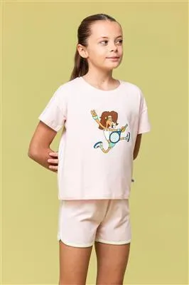 Pyjama Woody - lichtroze