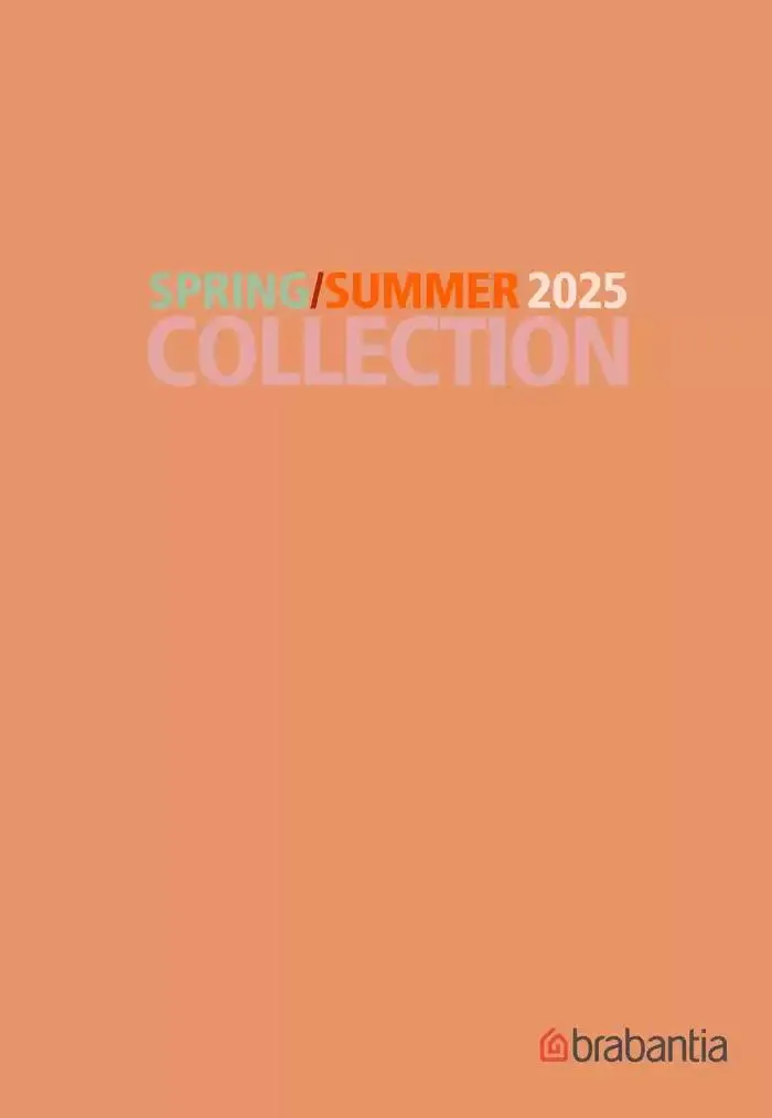 Spring/Summer Collection van 3 januari tot 31 augustus 2025 - folder pagina 1
