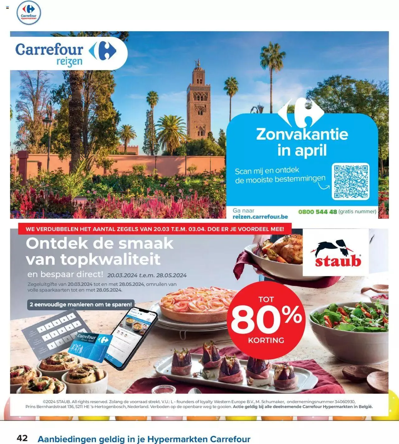 Carrefour folder week 13 van 8 april tot 30 maart 2024 - folder pagina 42