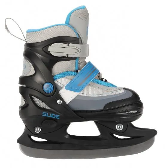 AMIGO 2-in-1 schaatsen/skates junior zwart/blauw