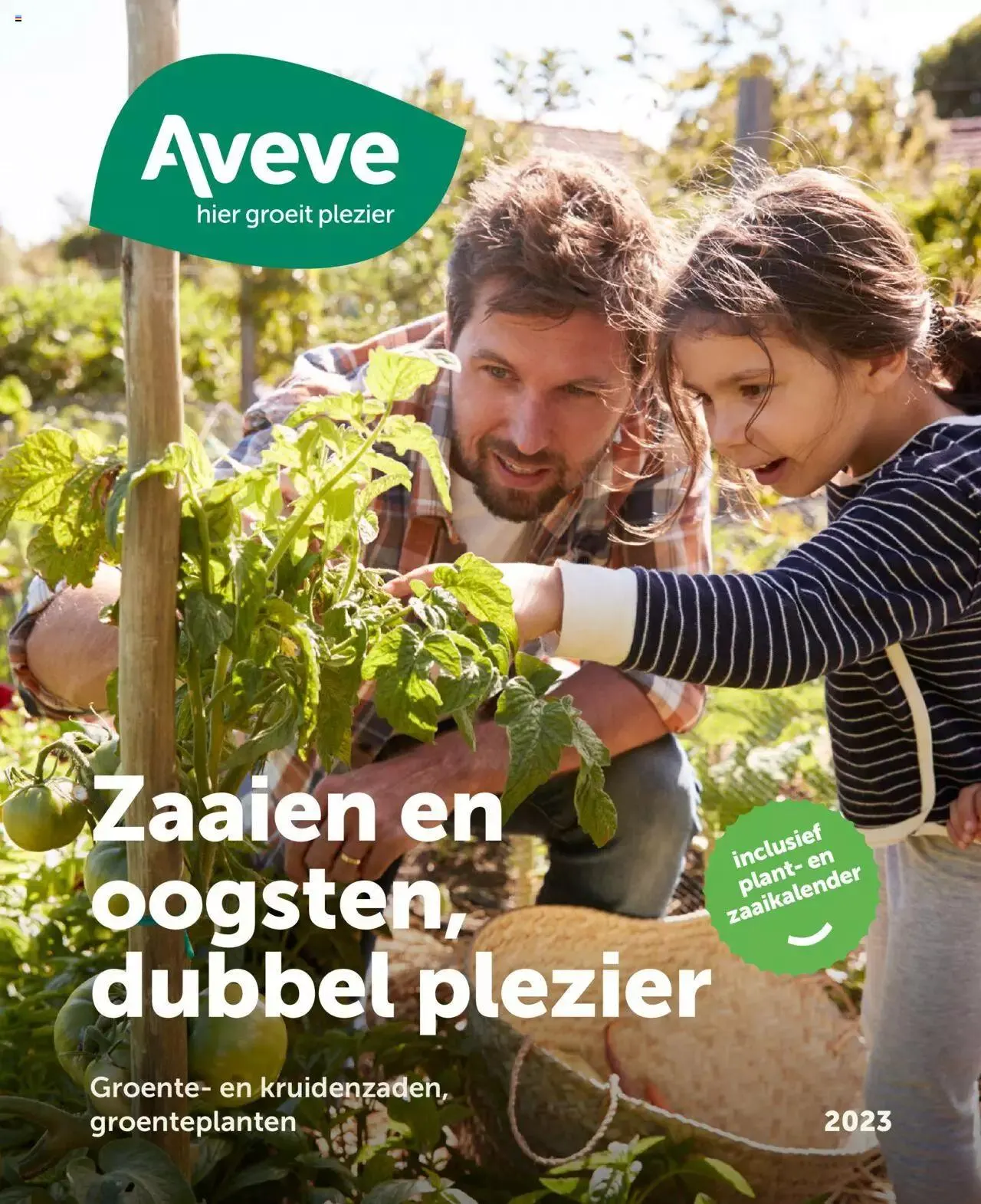Aveve groente- en kruidengids van 31 december tot 31 december 2023 - folder pagina 1