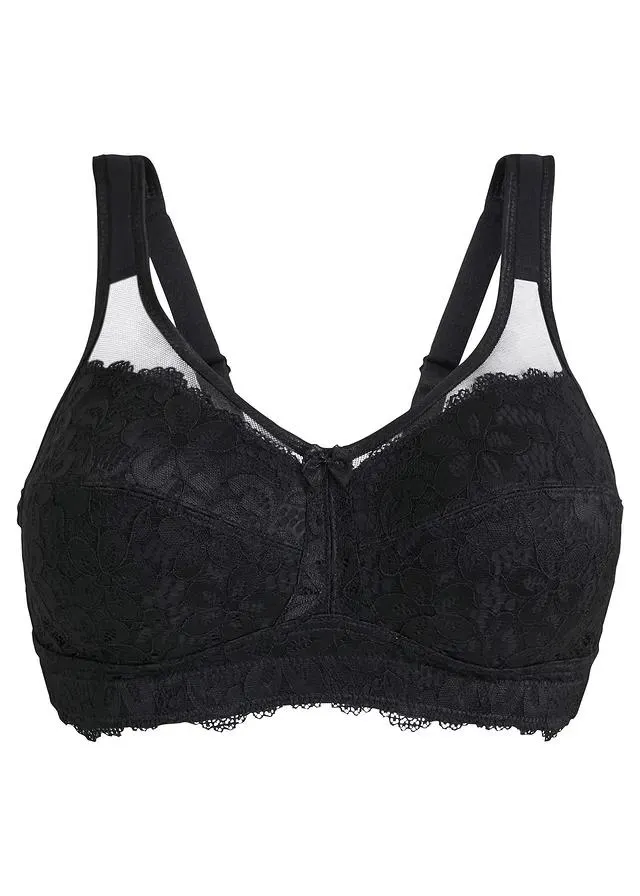 Soutien-gorge grand maintien sans armatures, bretelles rembourrées