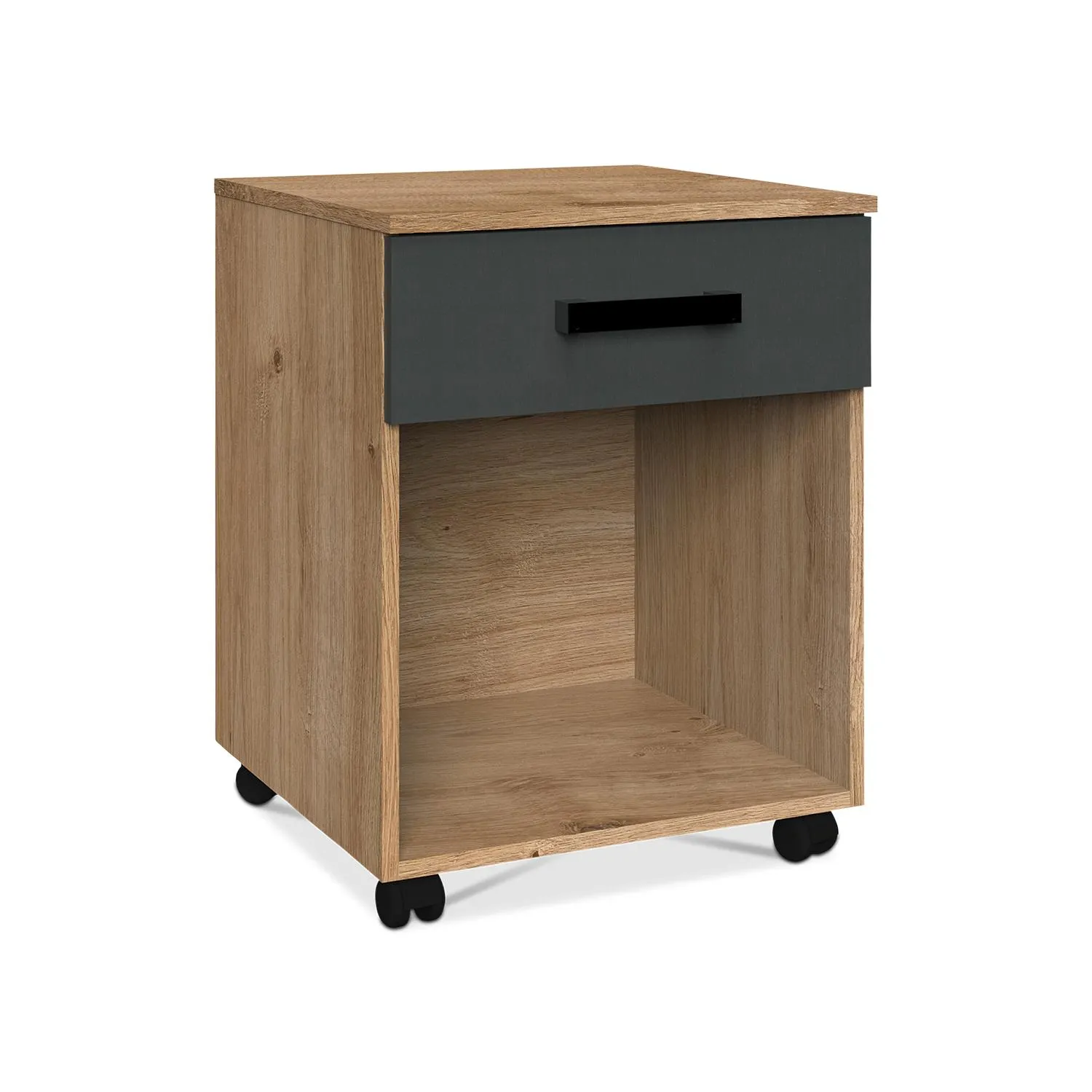 Rolcontainer HUVAR J04-Plankeneiche/Graphite