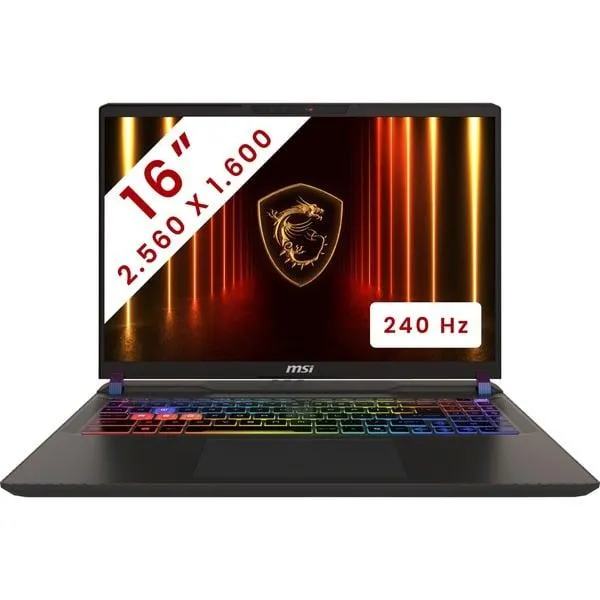 Vector 16 HX AI (A2XWHG-204BE) 16" gaming laptop