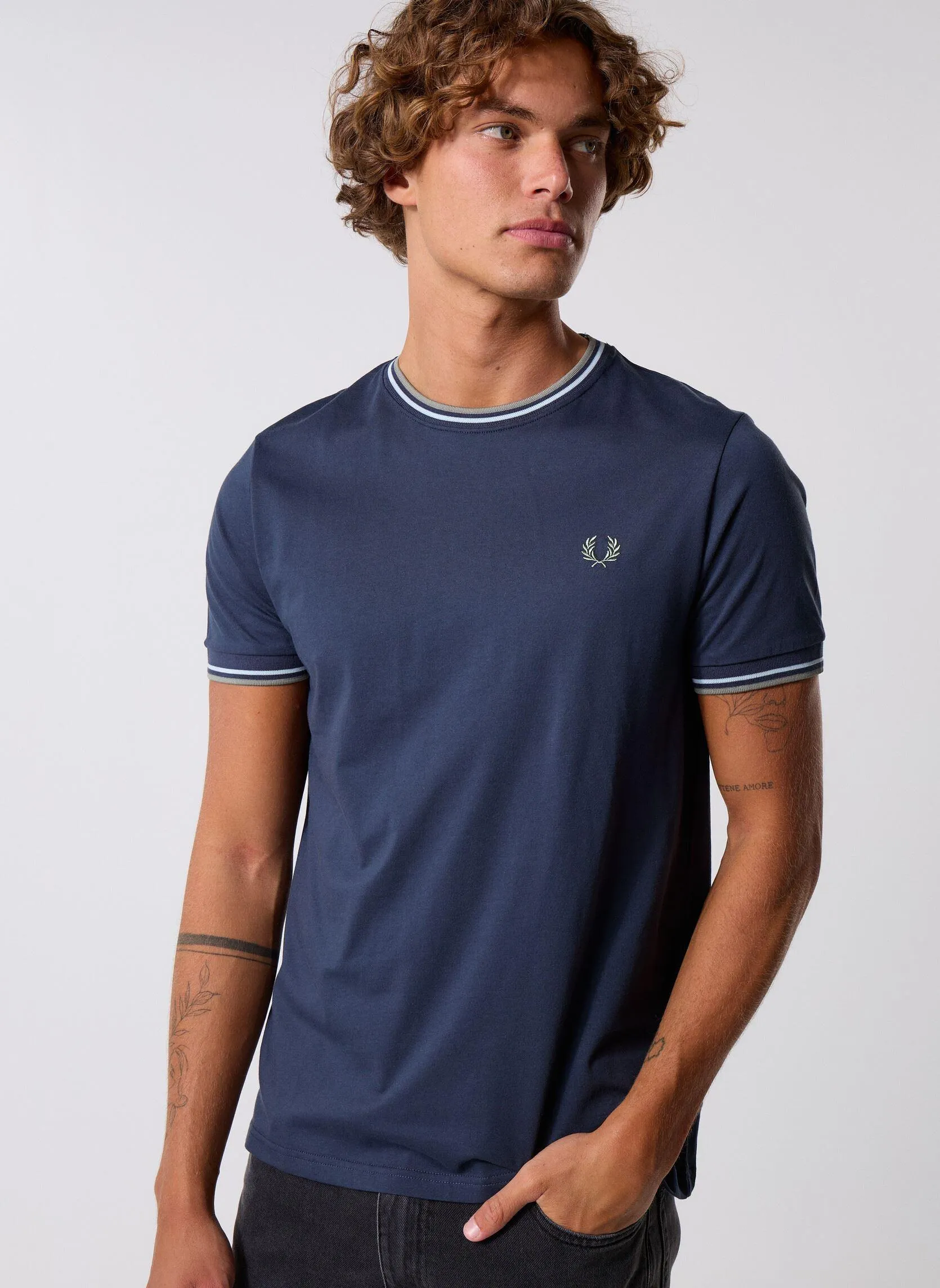 T-shirts met korte mouwen Twin Tipped T-Shirt heren blauw