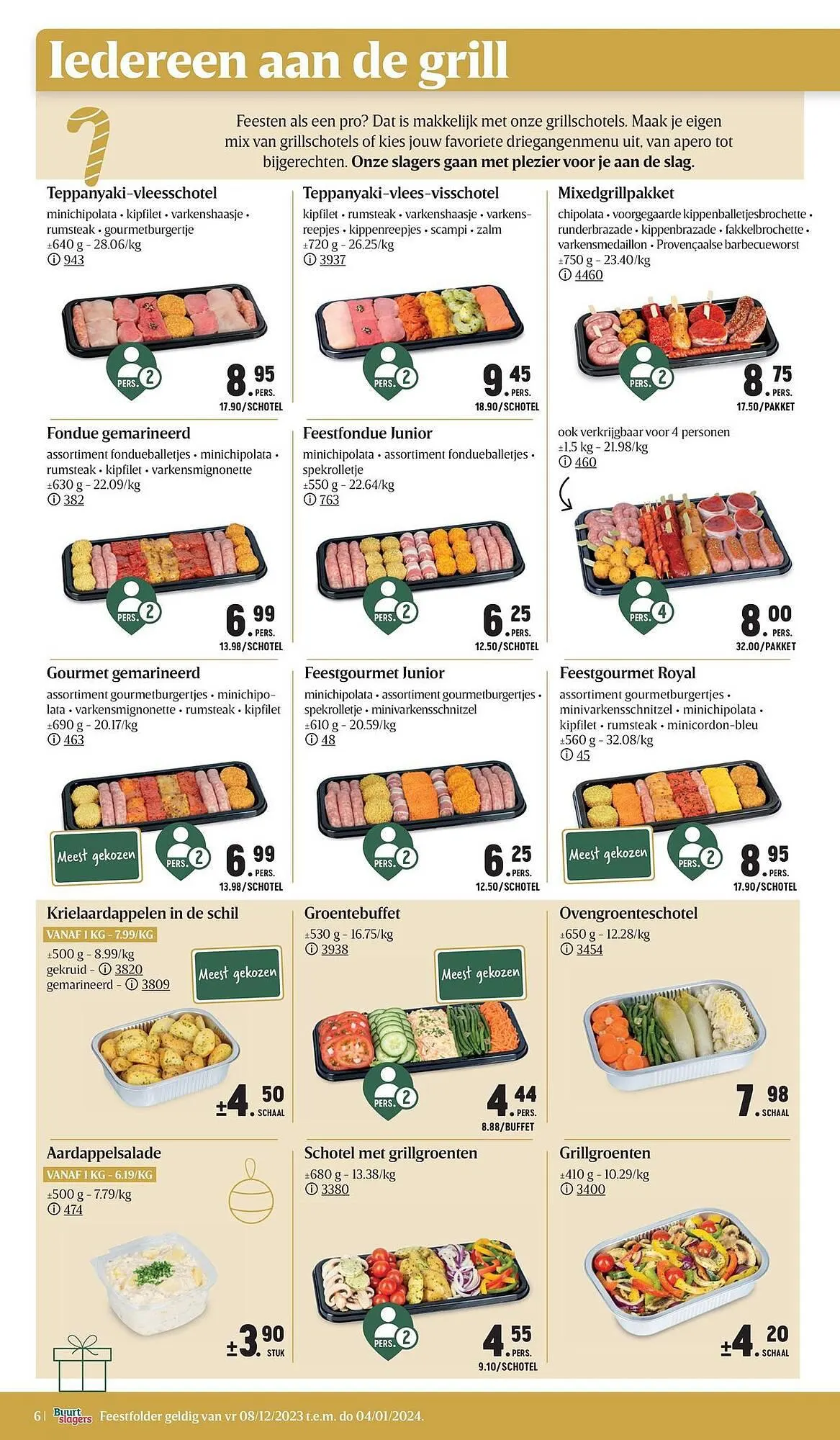 Buurtslagers folder van 23 november tot 4 januari 2024 - folder pagina 6