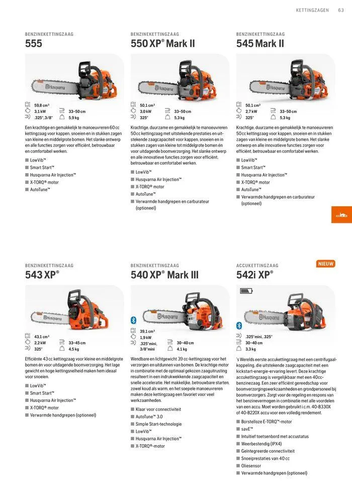 Professionele Producten 2024 van 3 april tot 31 december 2024 - folder pagina 63