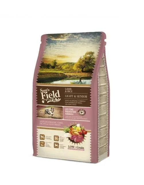 Sam's Field Light & Senior Lam&Rijst - Hondenvoer