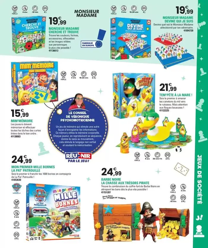 Jouez À L'infin van 29 oktober tot 5 december 2024 - folder pagina 297