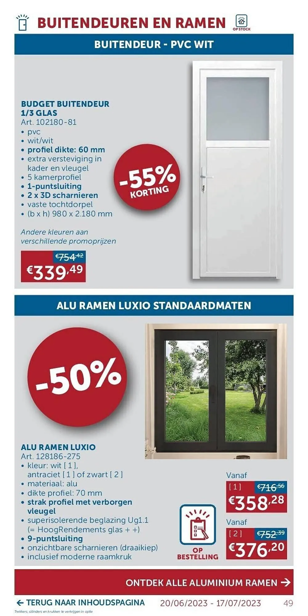 Zelfbouwmarkt folder van 20 juni tot 17 juli 2023 - folder pagina 49