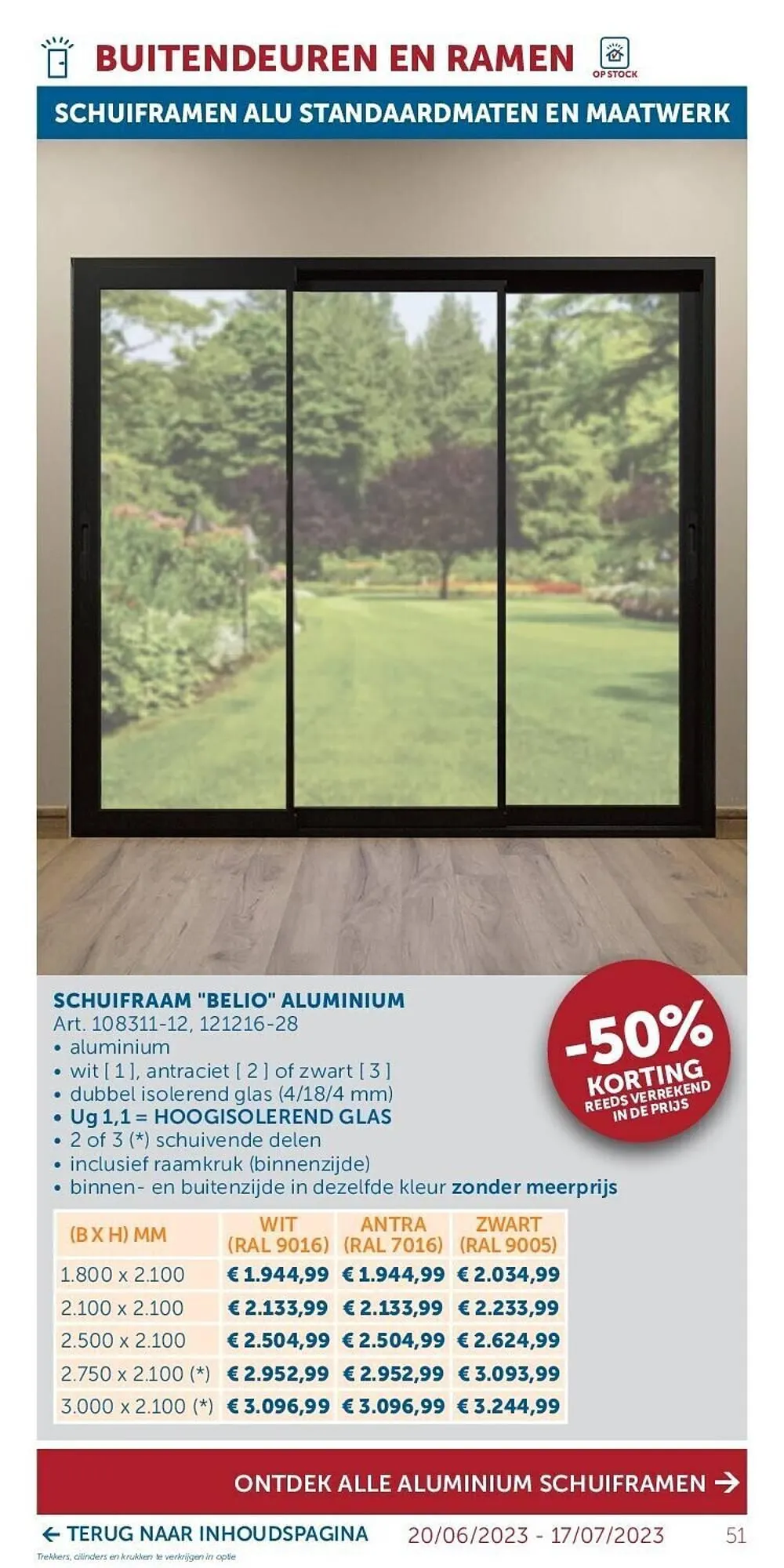 Zelfbouwmarkt folder van 20 juni tot 17 juli 2023 - folder pagina 51