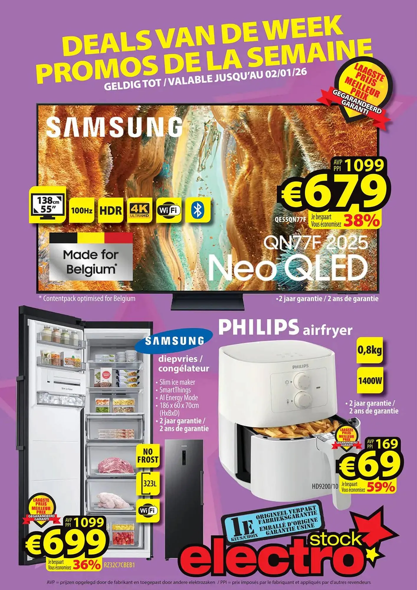ElectroStock folder van 17 december tot 2 januari 2026 - folder pagina 1