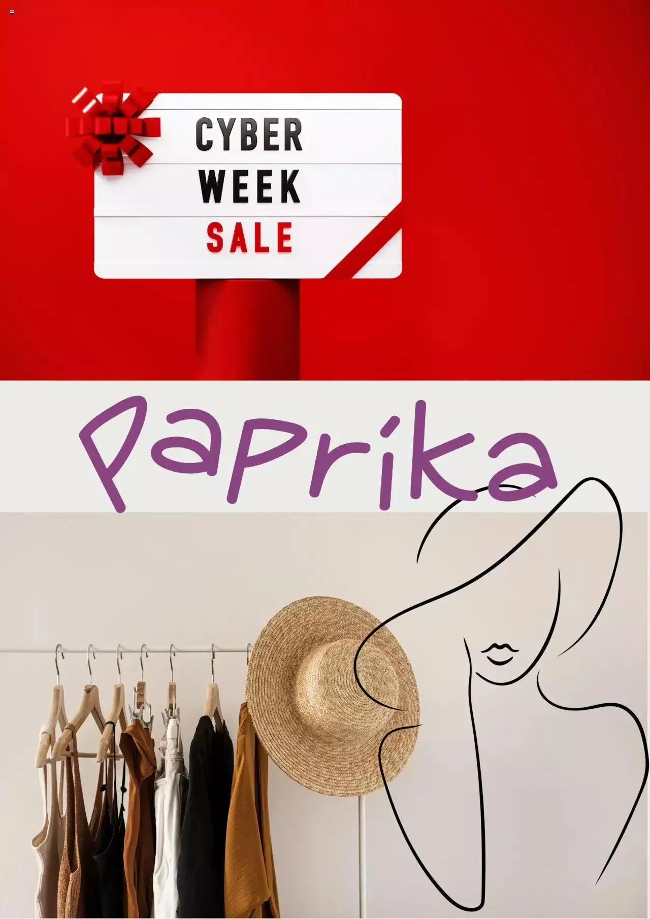 Paprika - Cyber week van 27 november tot 31 december 2023 - folder pagina 1