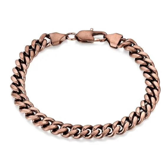 Armband in edelstaal, schakelvorm