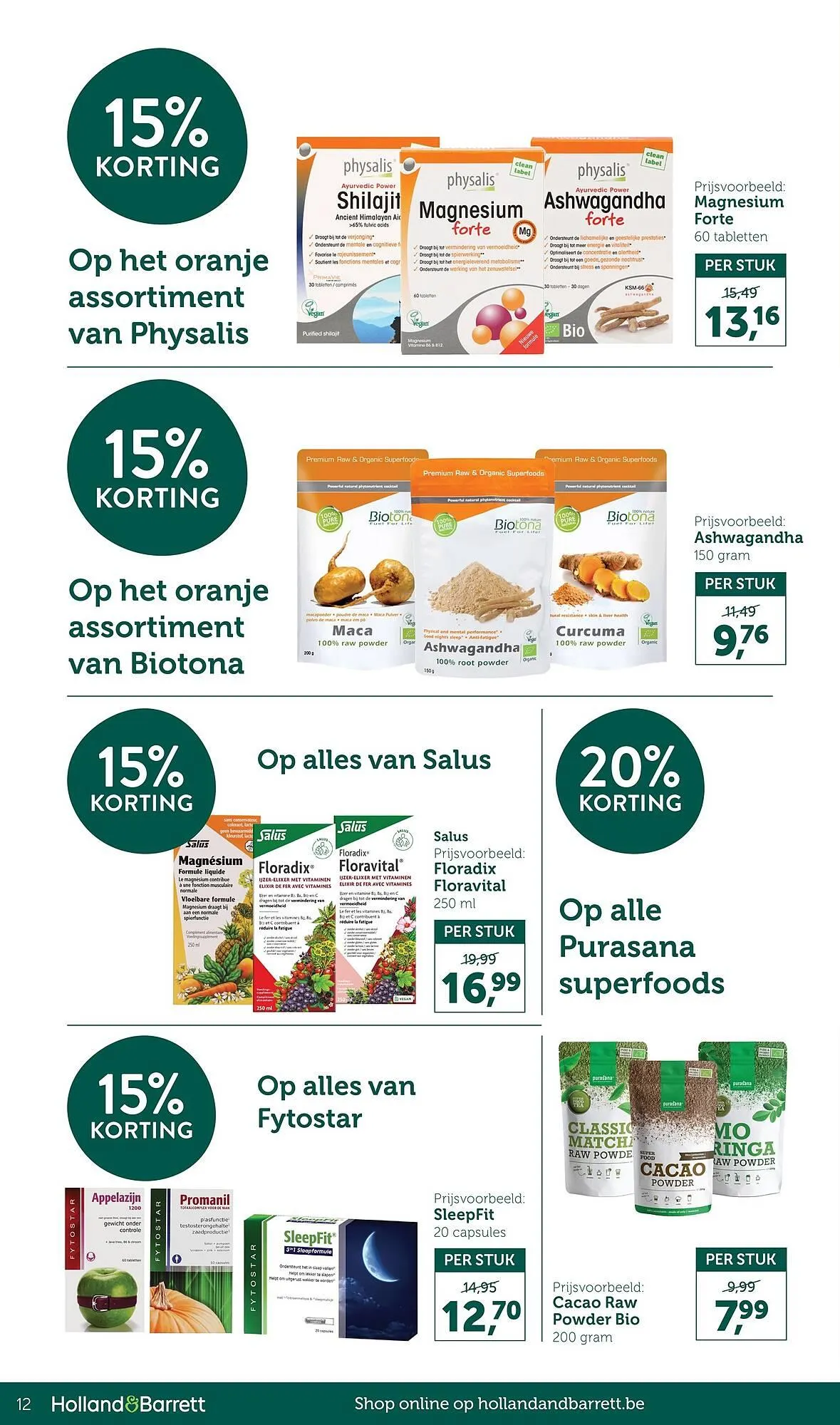 Holland & Barrett folder van 23 maart tot 6 april 2026 - folder pagina 12