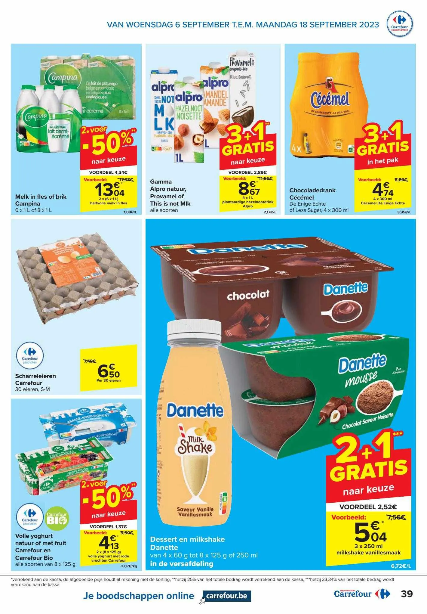 Carrefour Express Folder van 15 september tot 15 september 2023 - folder pagina 39