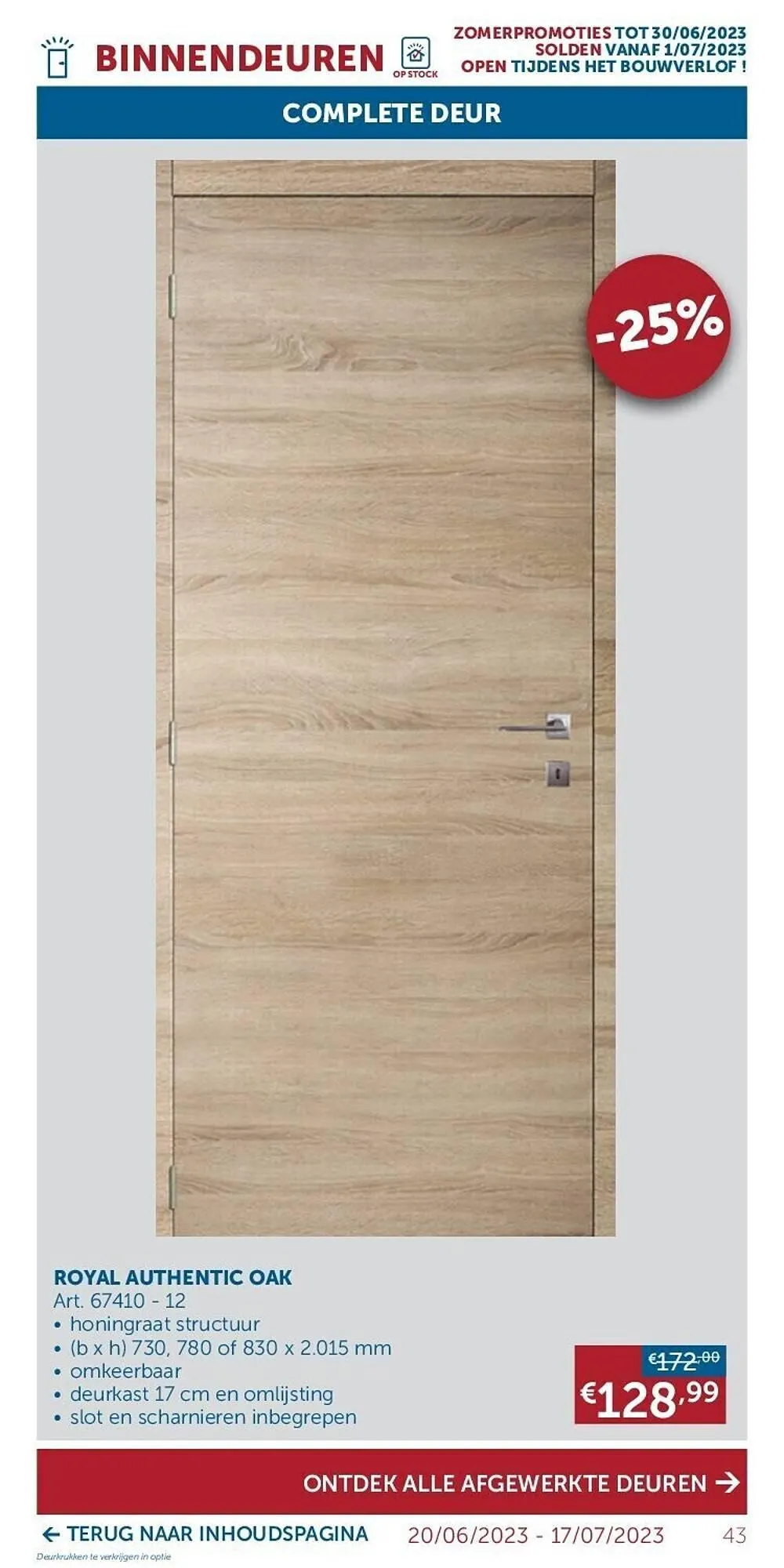 Zelfbouwmarkt folder van 20 juni tot 17 juli 2023 - folder pagina 43