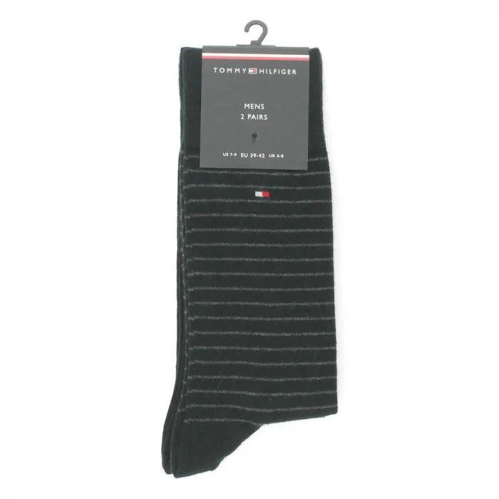 Zwarte kousen Stripes