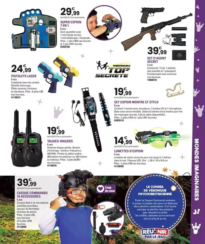 Jouez À L'infin van 29 oktober tot 5 december 2024 - folder pagina 163