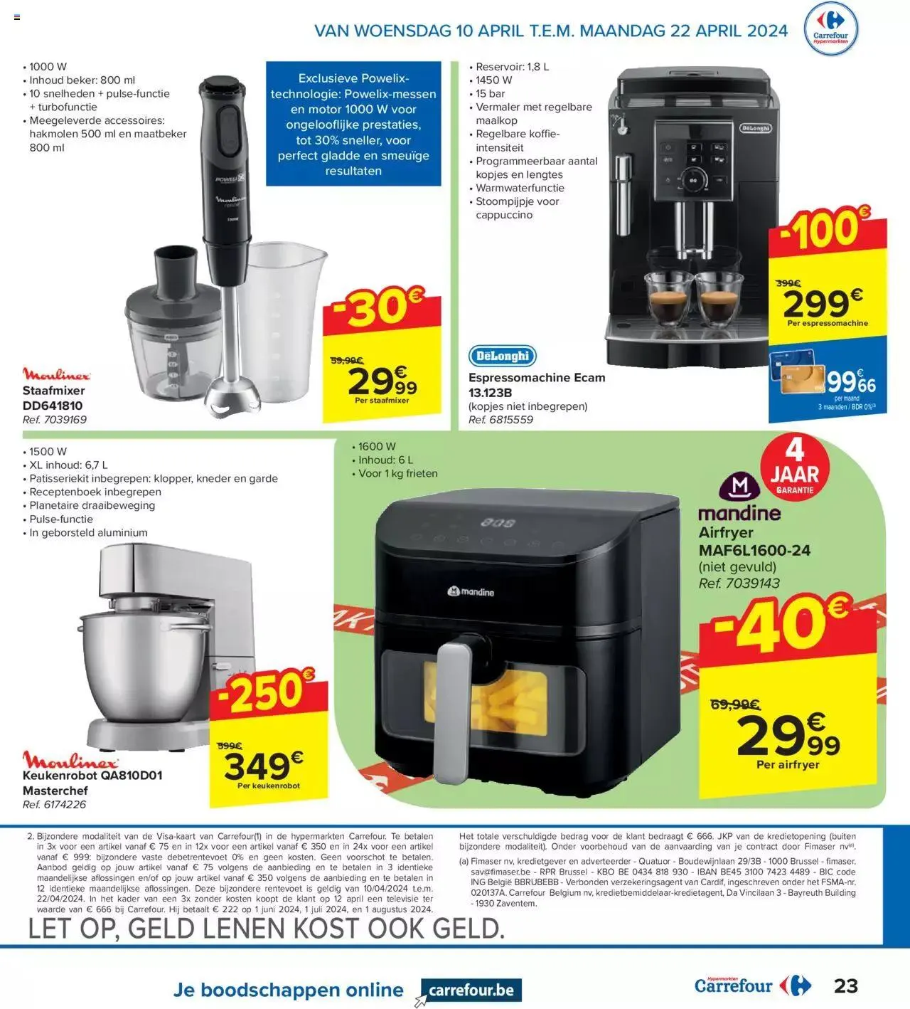 Carrefour folder week 15/16 van 22 april tot 31 december 2024 - folder pagina 23