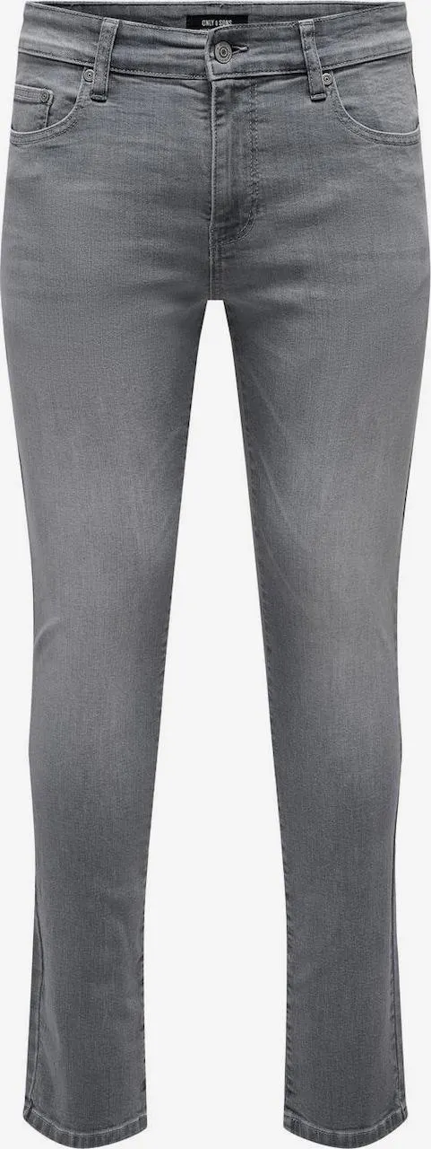 Only & Sons Slimfit Jeans 'ONSLoom' in Grey Denim