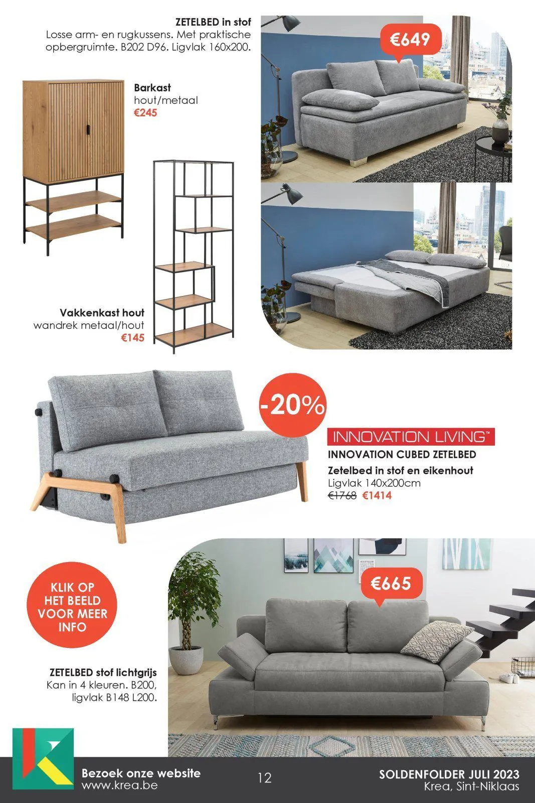 Krea folder tot 31.07.2023 van 30 juni tot 31 juli 2023 - folder pagina 12