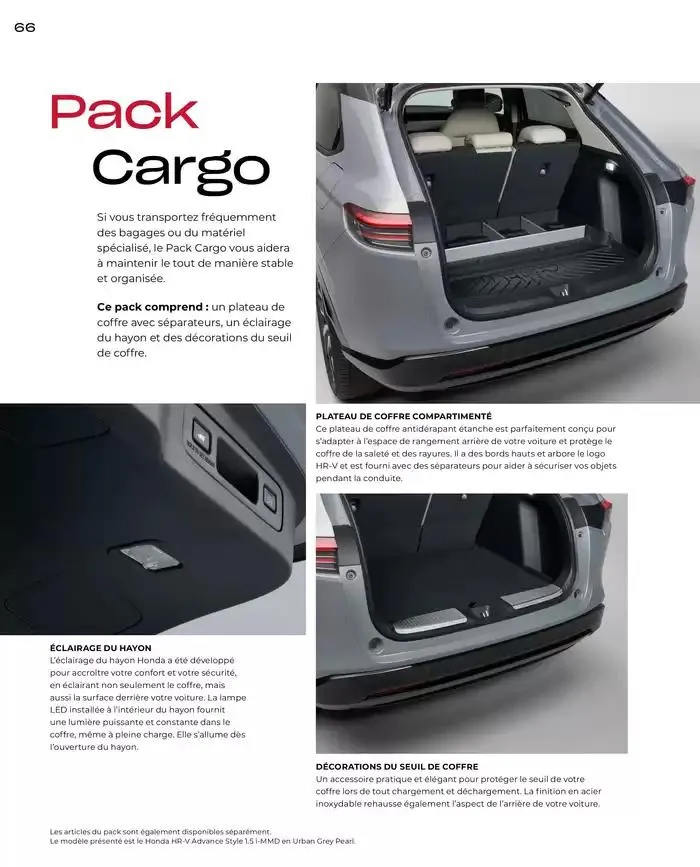 Honda HR-V E:HEV Full Hybrid van 21 november tot 21 november 2025 - folder pagina 66