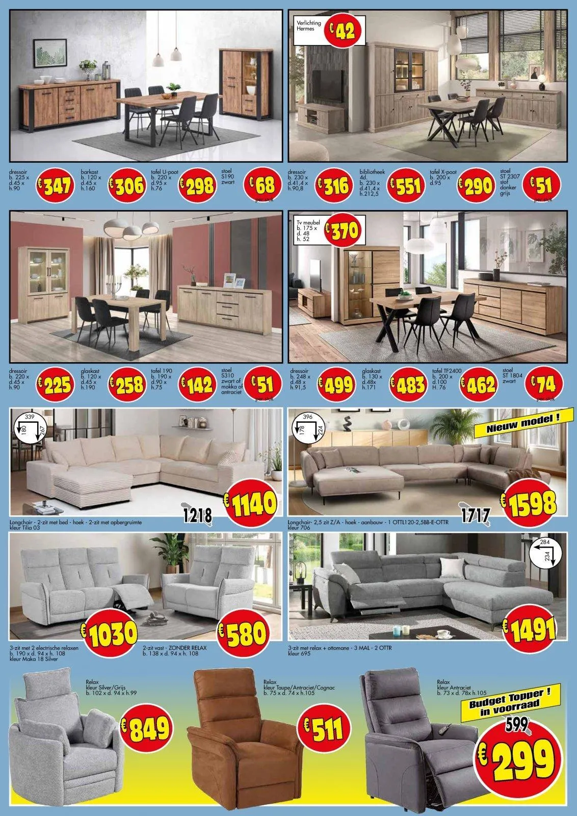 Budget Meubelen folder tot 31.10.2025 van 23 oktober tot 31 oktober 2025 - folder pagina 2