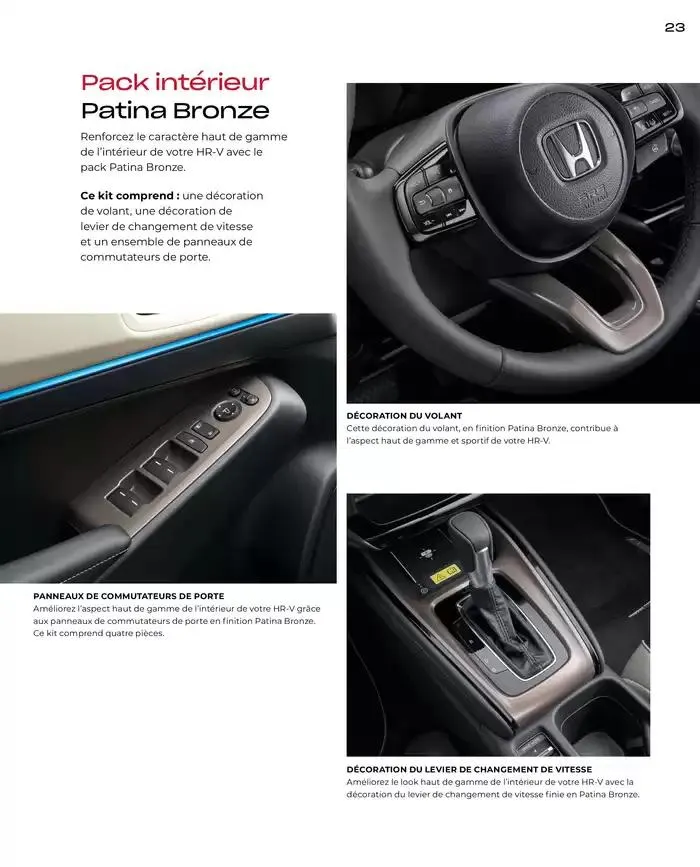 HR-V E:HEV Accessoires van 5 februari tot 5 februari 2026 - folder pagina 23