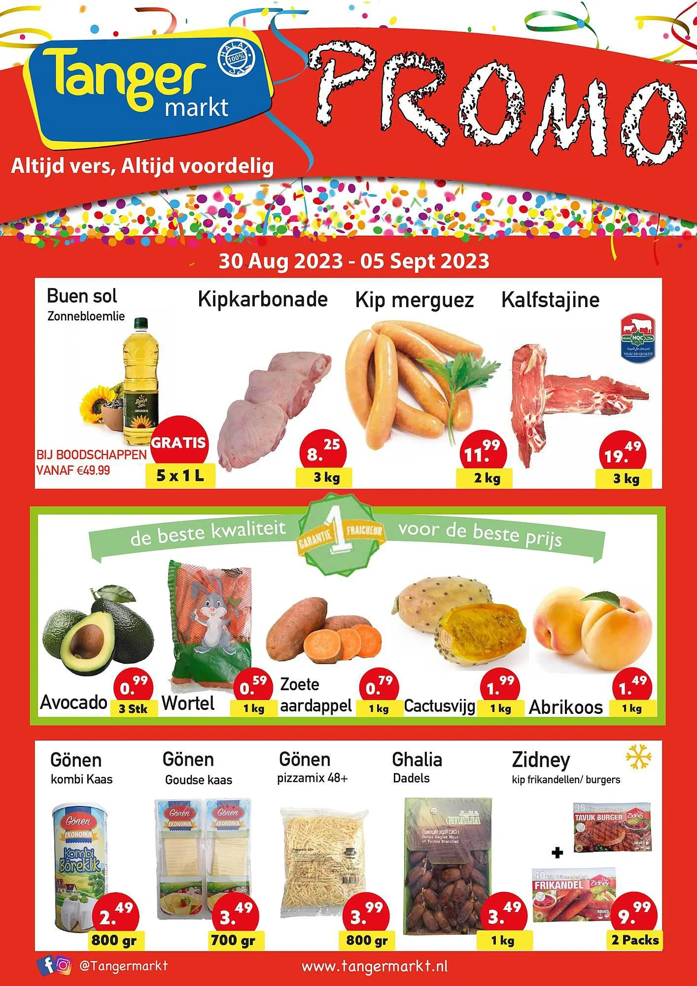 Tanger Markt folder van 30 augustus tot 5 september 2023 - folder pagina 1
