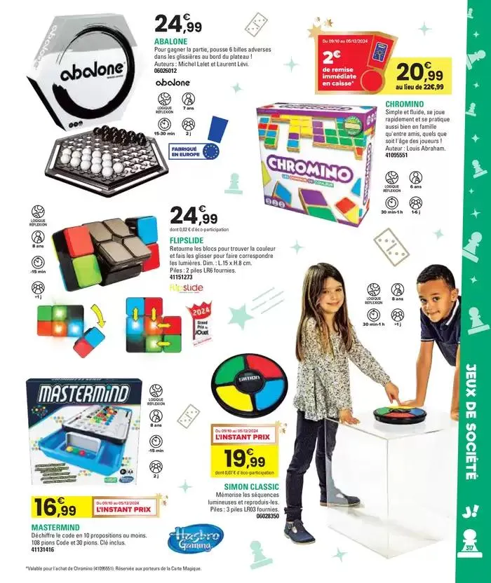 Jouez À L'infin van 29 oktober tot 5 december 2024 - folder pagina 317