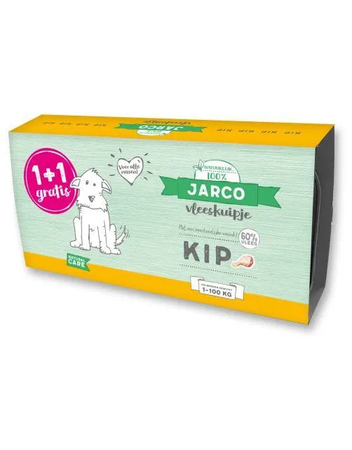 Jarco Dog Vleeskuipje 1+1 2x150 g - Hondenvoer