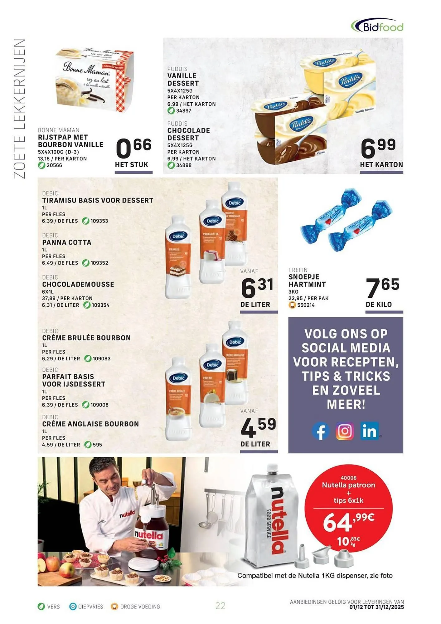 Bidfood magazine van 2 december tot 31 december 2025 - folder pagina 22