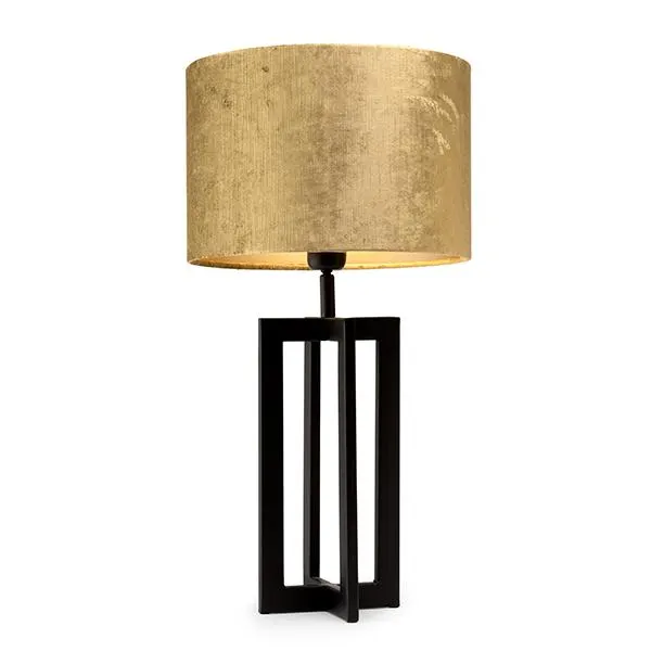 Tafellampvoet Mace + Lampenkap Gemestone