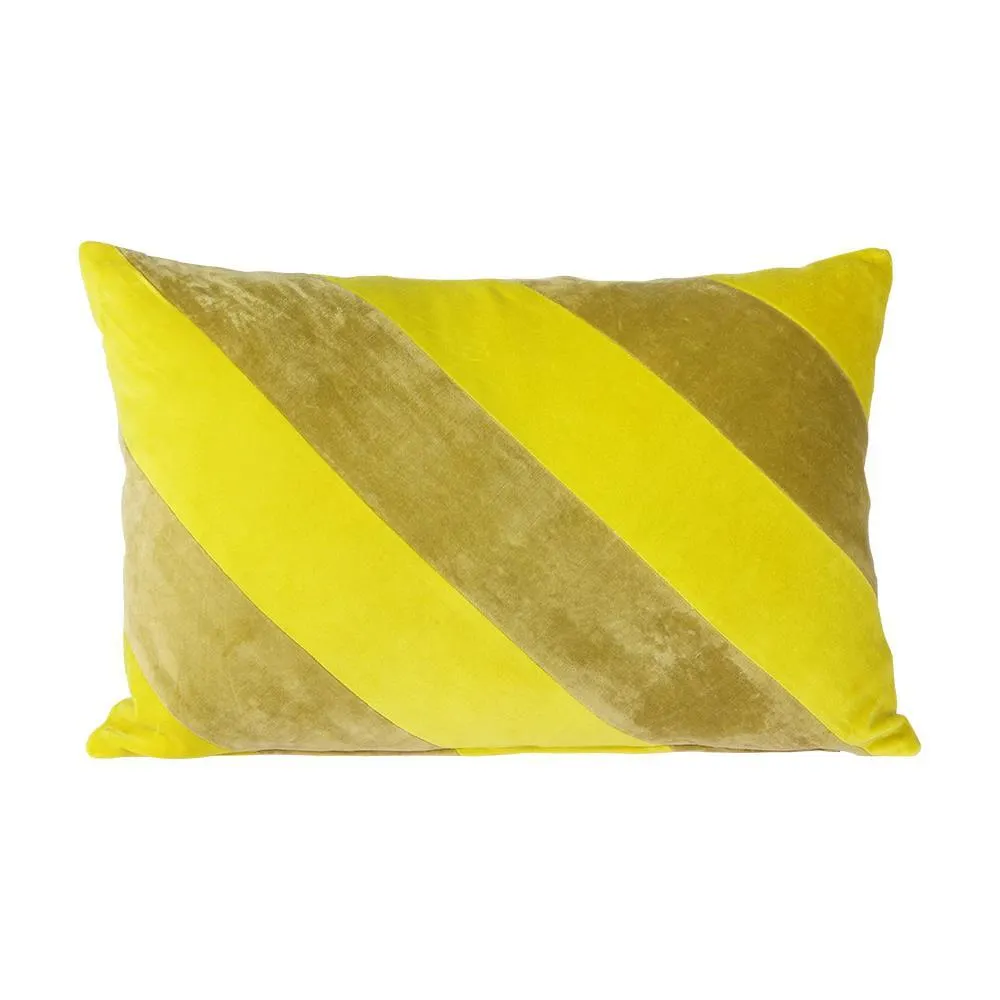 HKliving Striped Velvet Sierkussen 40 x 60 cm
