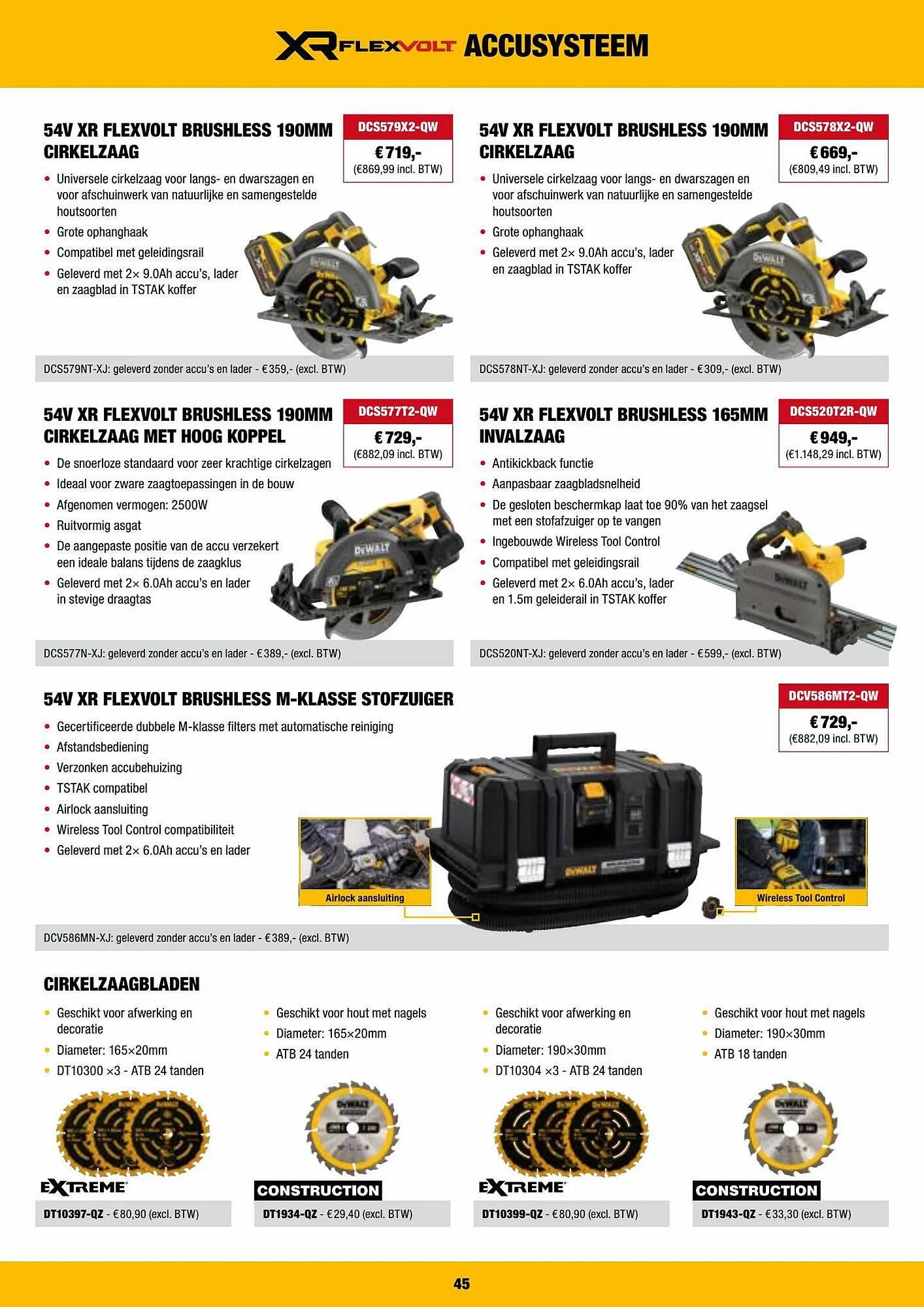 DeWALT folder van 3 september tot 30 september 2023 - folder pagina 45