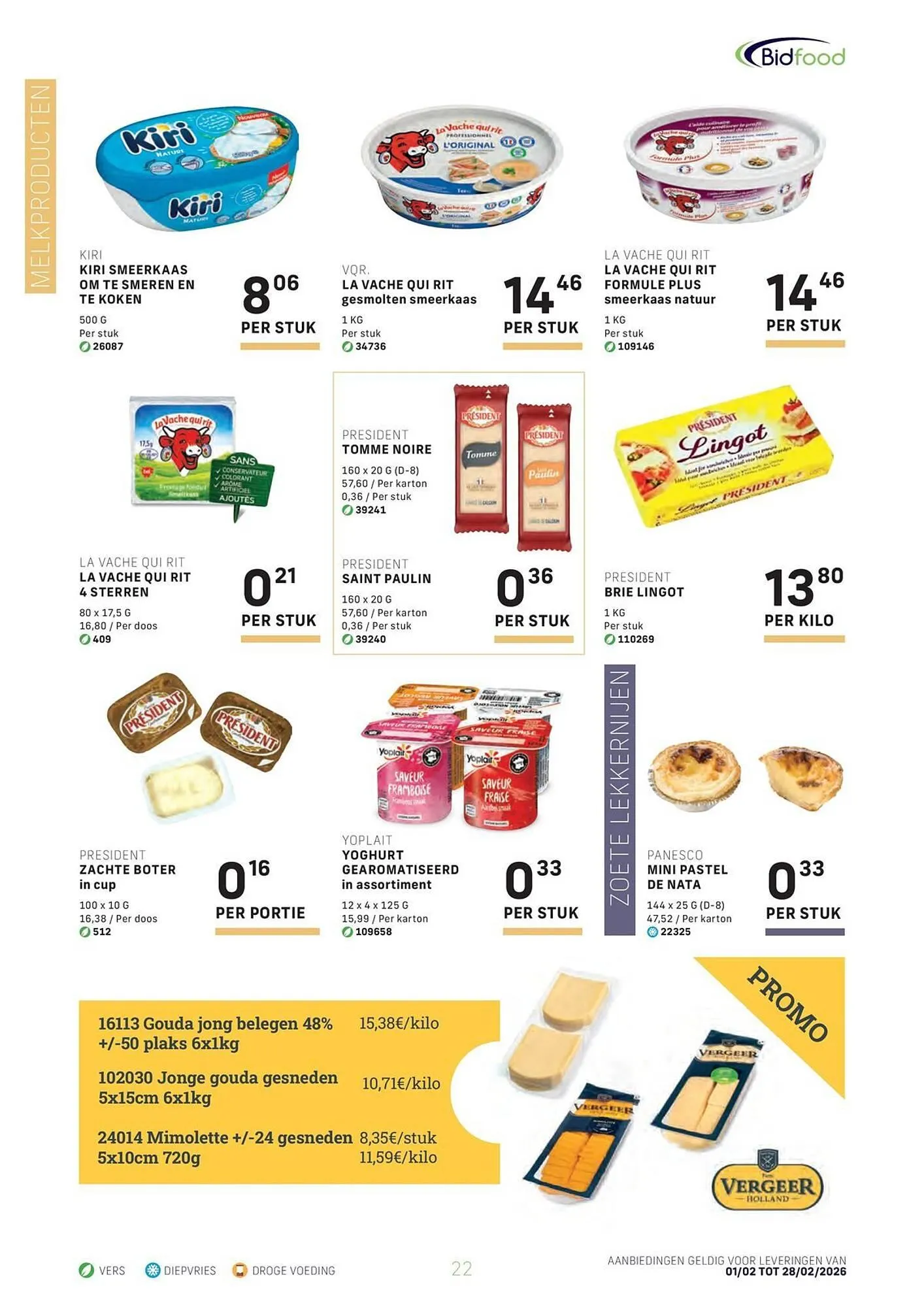 Bidfood folder van 2 februari tot 28 februari 2026 - folder pagina 22